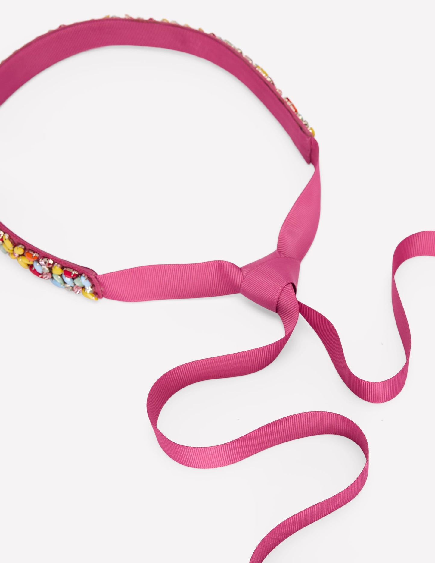 Embellished Party Belt-Pink Parfait