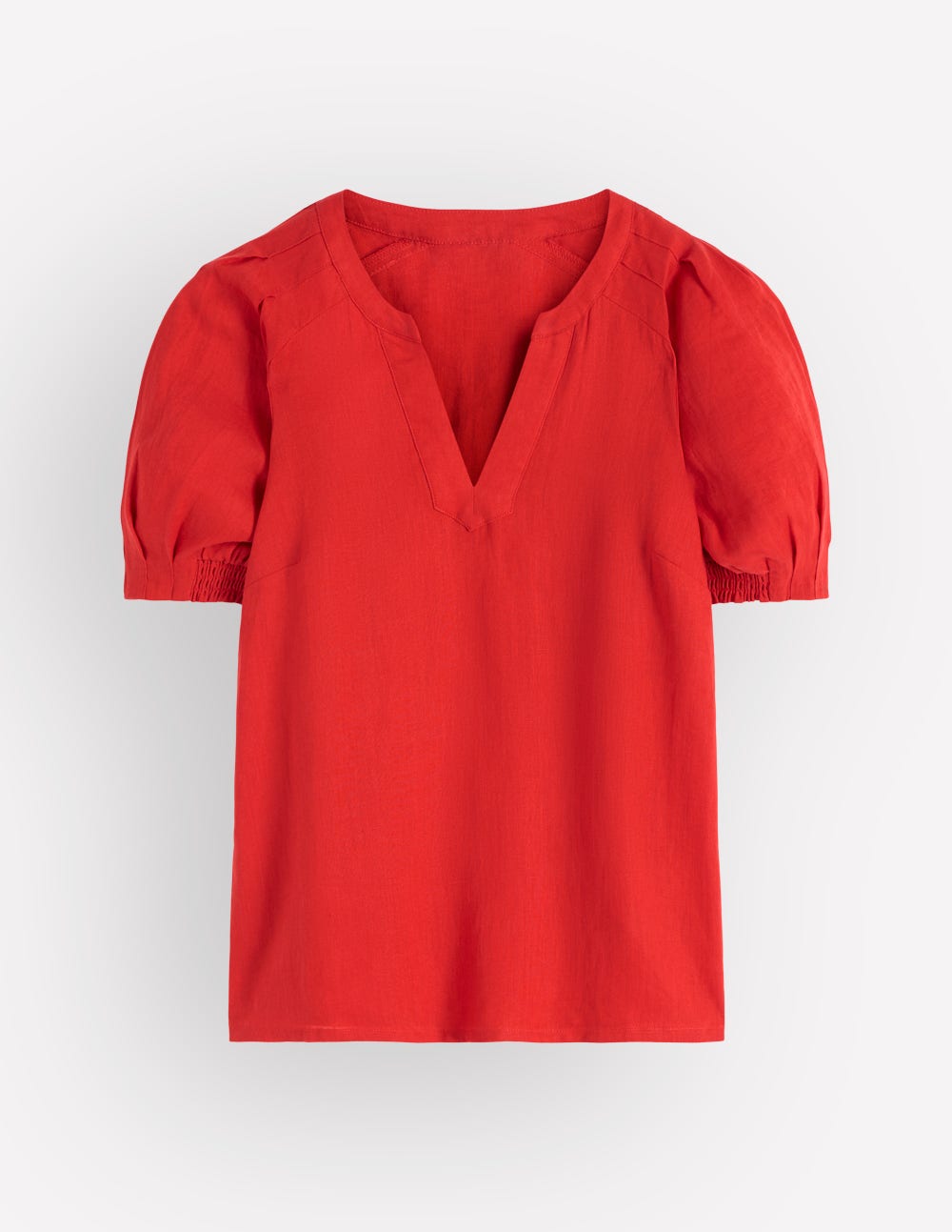 Rae Linen Top-Blood Orange