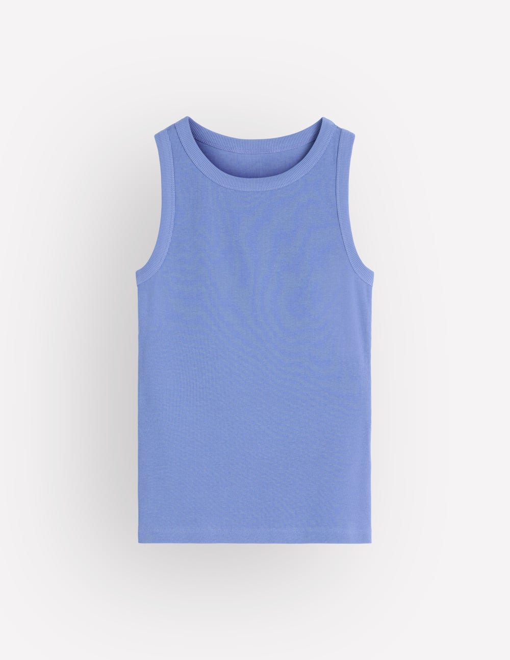 Ribbed Racer Vest-Cabin Blue