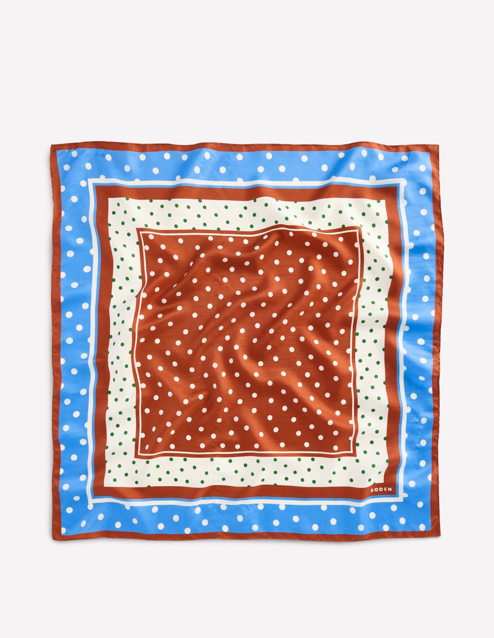 Elisabeth Silk Square Scarf-Multi, Painted Dot
