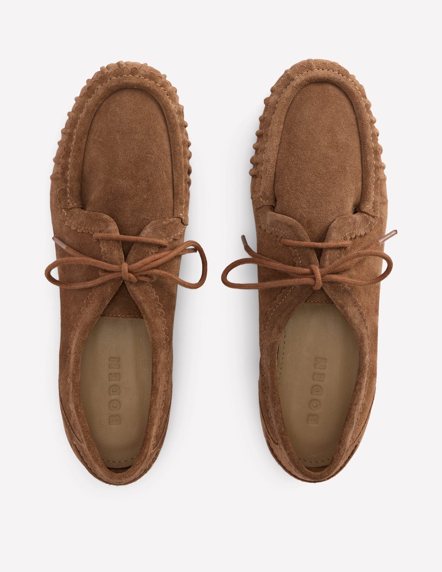Soft Boat Shoes-Tan