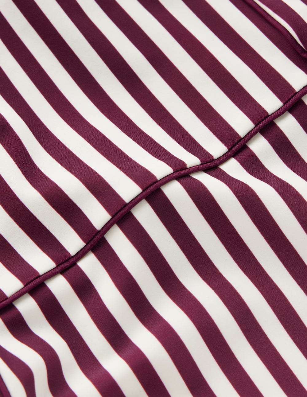 Rhodes Cup Sized Swimsuit-Chocberry, Ivory Stripe