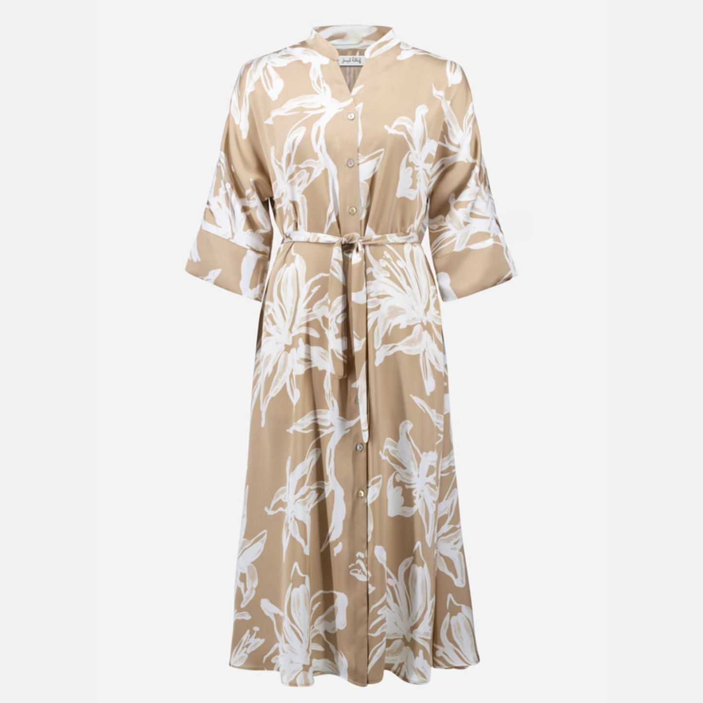 Joseph Ribkoff Floral Belted Shirt Dress