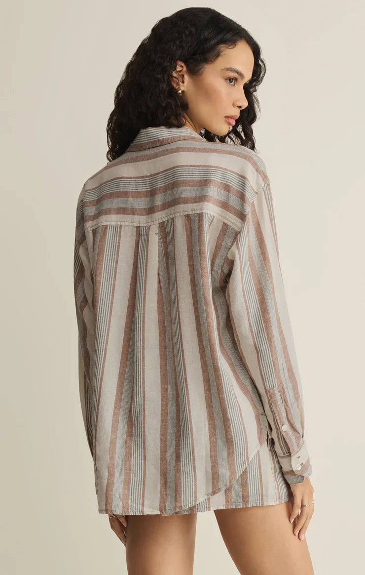 The Perfect Striped Button Up