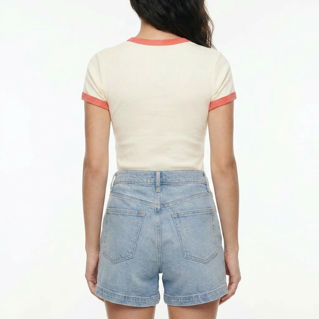 Lexi Rib Ringer Tee