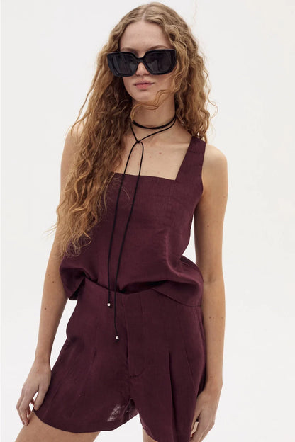 Lanhtropy Mei Linen Top