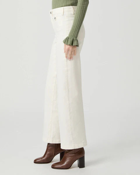 Anessa 31' Wide Leg in Tonal Ecru