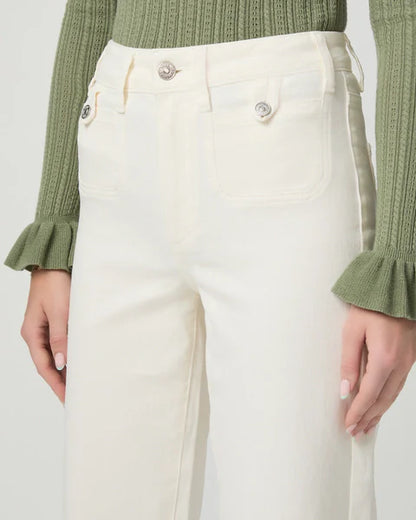 Anessa 31' Wide Leg in Tonal Ecru