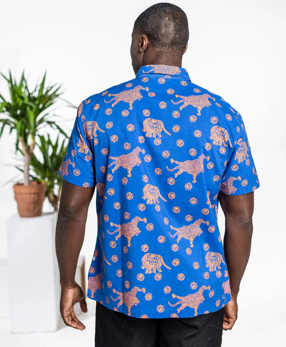 One World Brothers Electric Tiger Shirt