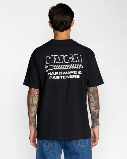 RVCA Fasteners Pocket Short Sleeve Tee