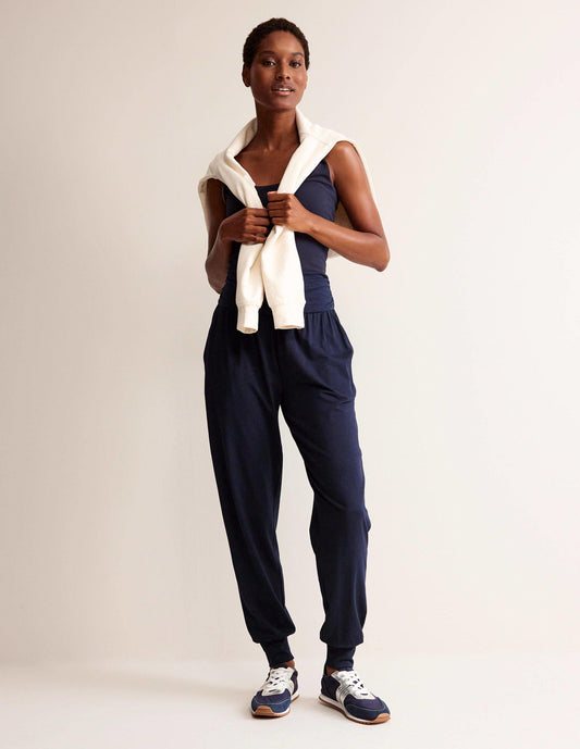 Hareem Jersey Sweatpants-Navy