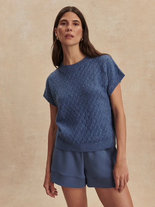 Manae Pointelle Knit Top