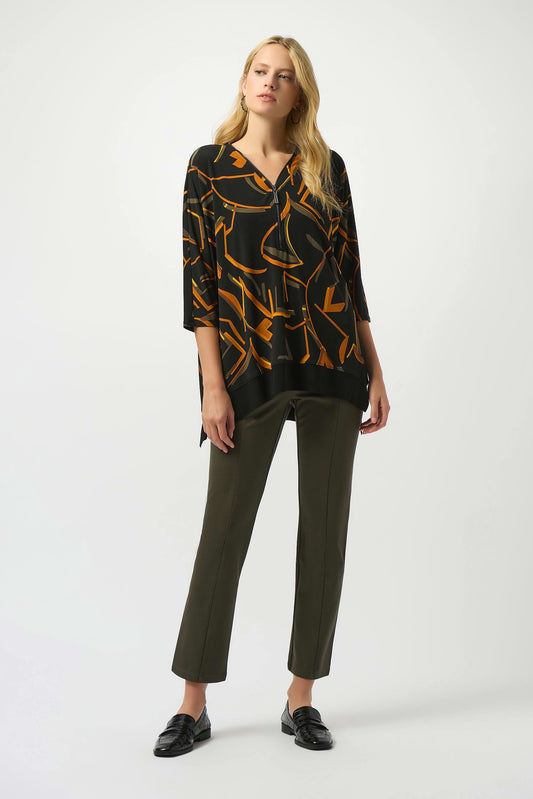 Joseph Ribkoff Heavy Knit Slim Fit Pull-On Pants