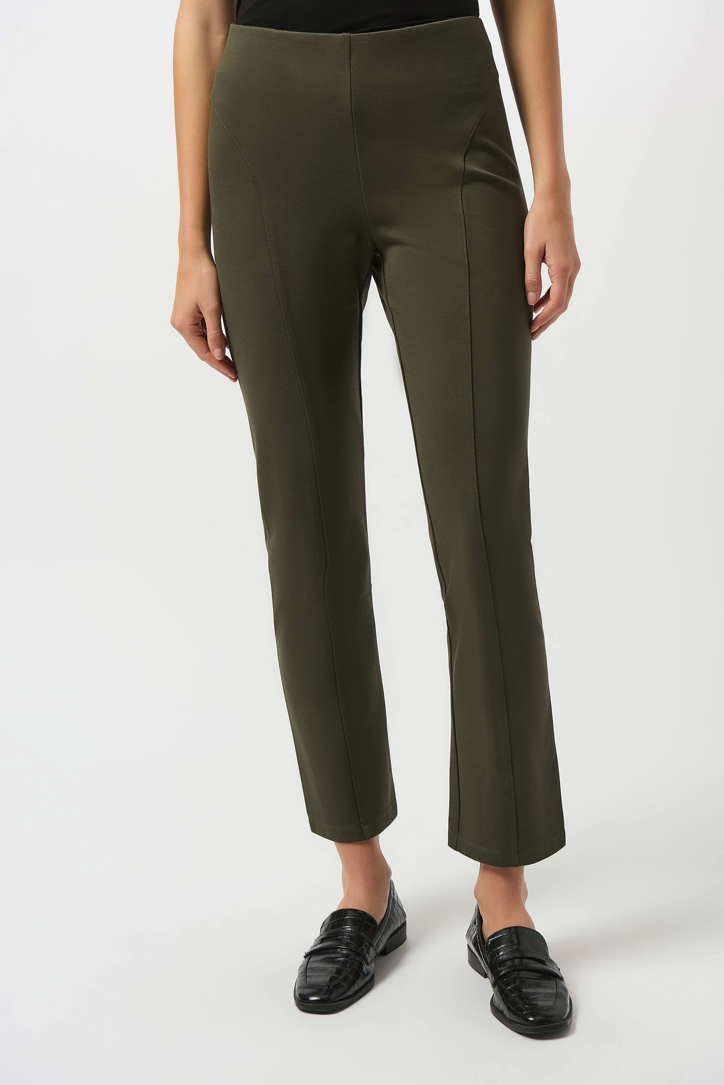 Joseph Ribkoff Heavy Knit Slim Fit Pull-On Pants