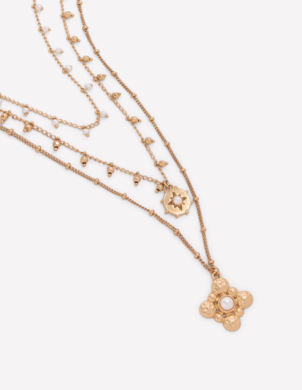 Layering Necklace-Gold Colour