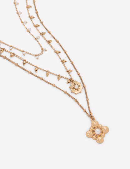 Layering Necklace-Gold Colour