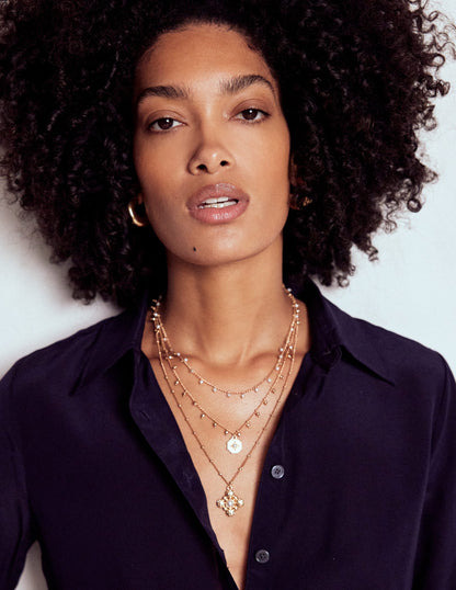Layering Necklace-Gold Colour