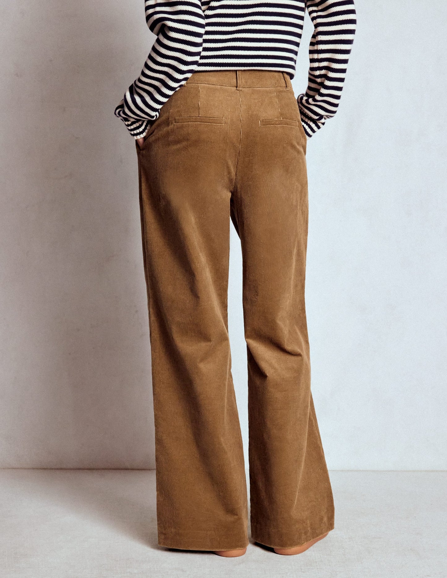 Kensington Cord Pants-Latte