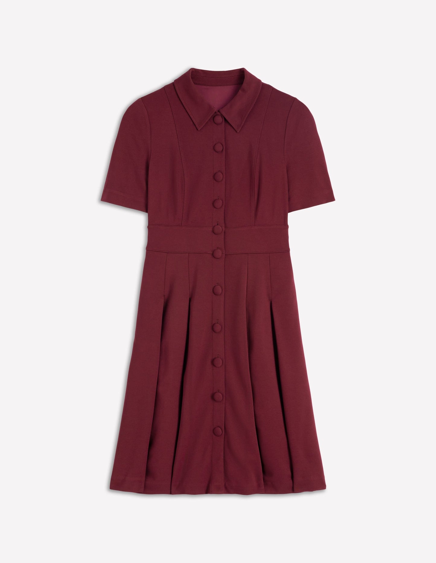 Bridget Ponte Short Dress-Deep Wisteria