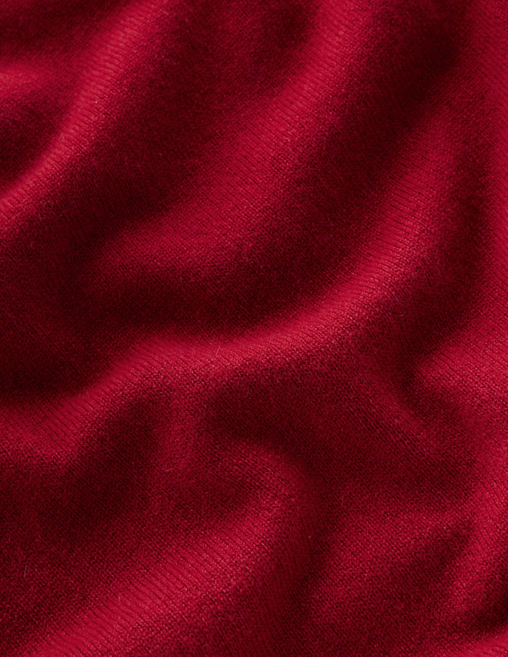 Eva Cashmere Vest-Red Liquorice