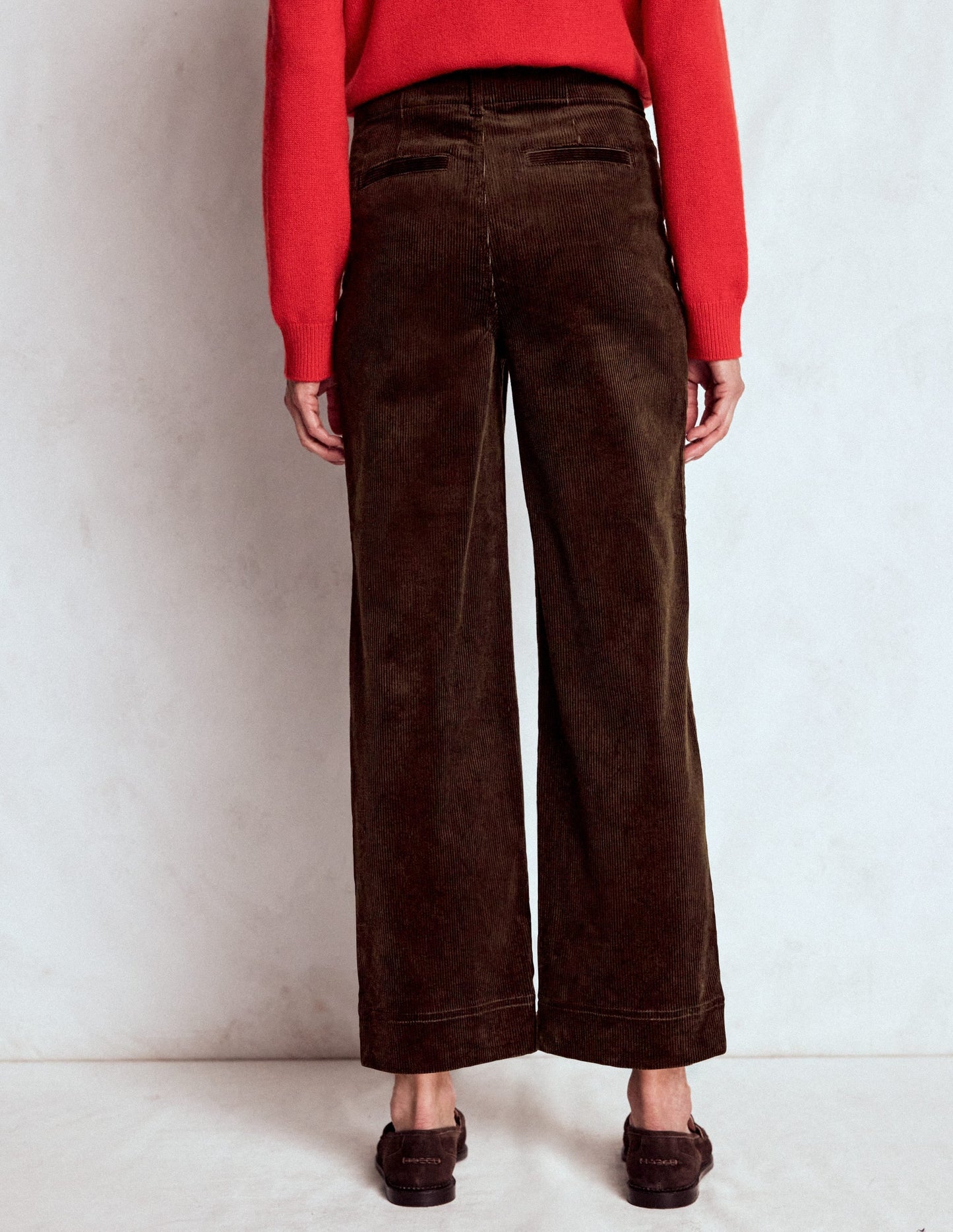 Primrose Cord Pants-Espresso