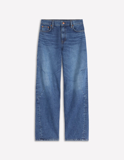 Barrel Jeans-Mid Vintage