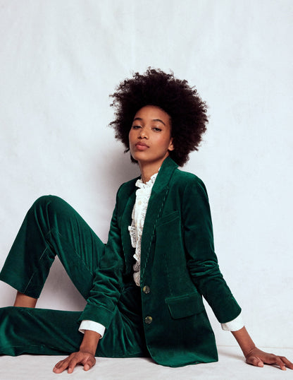 Stamford Cord Blazer-Fern