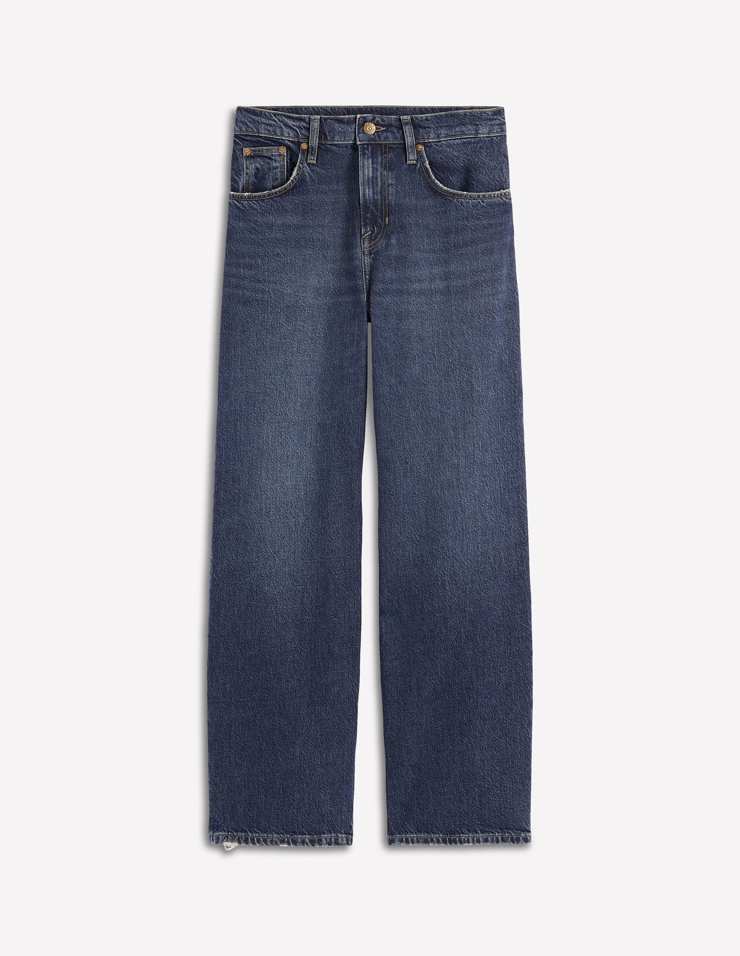 Mid Rise Relaxed Leg Jeans-Dark Vintage