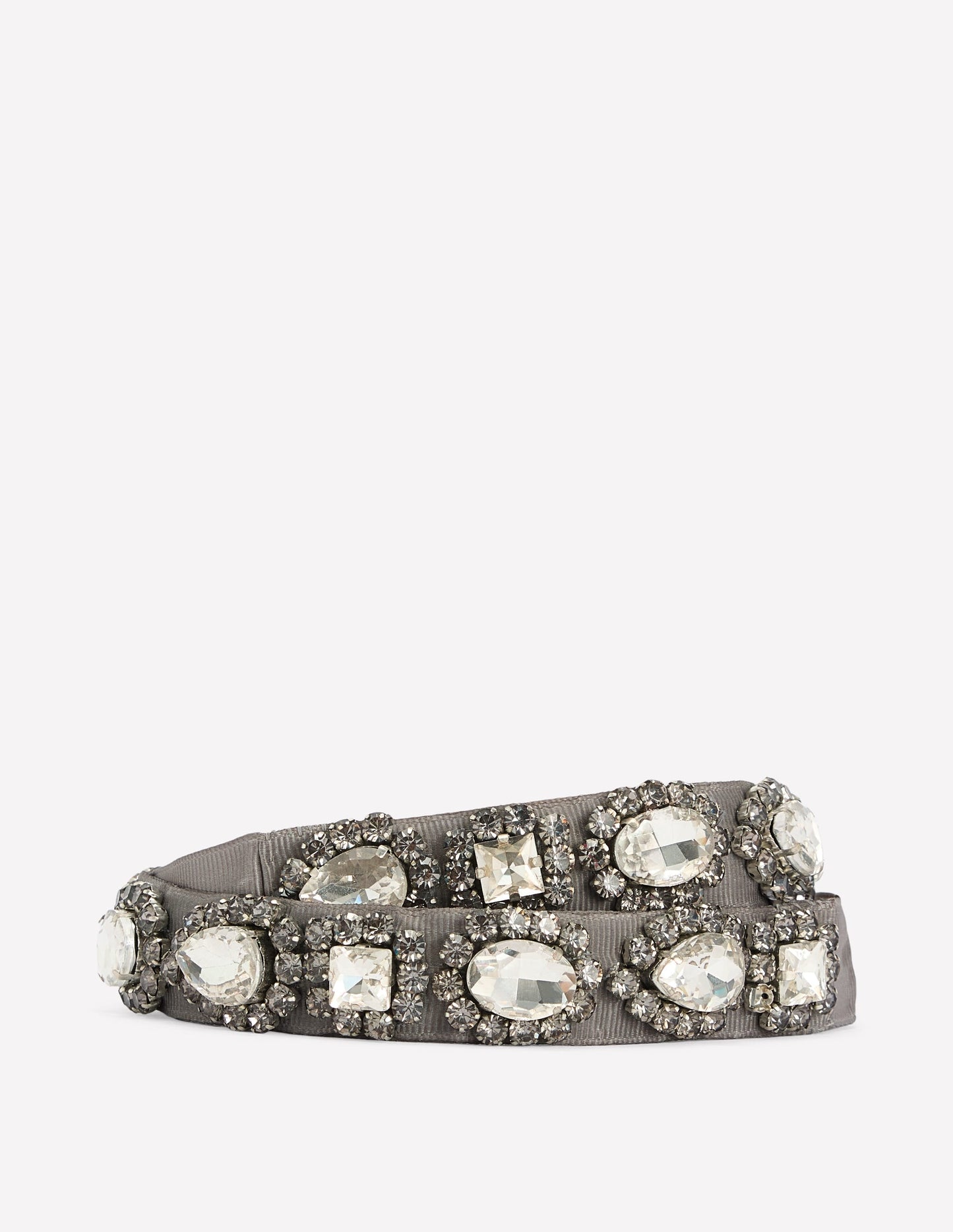 Embellished Belt-Clear Jewel