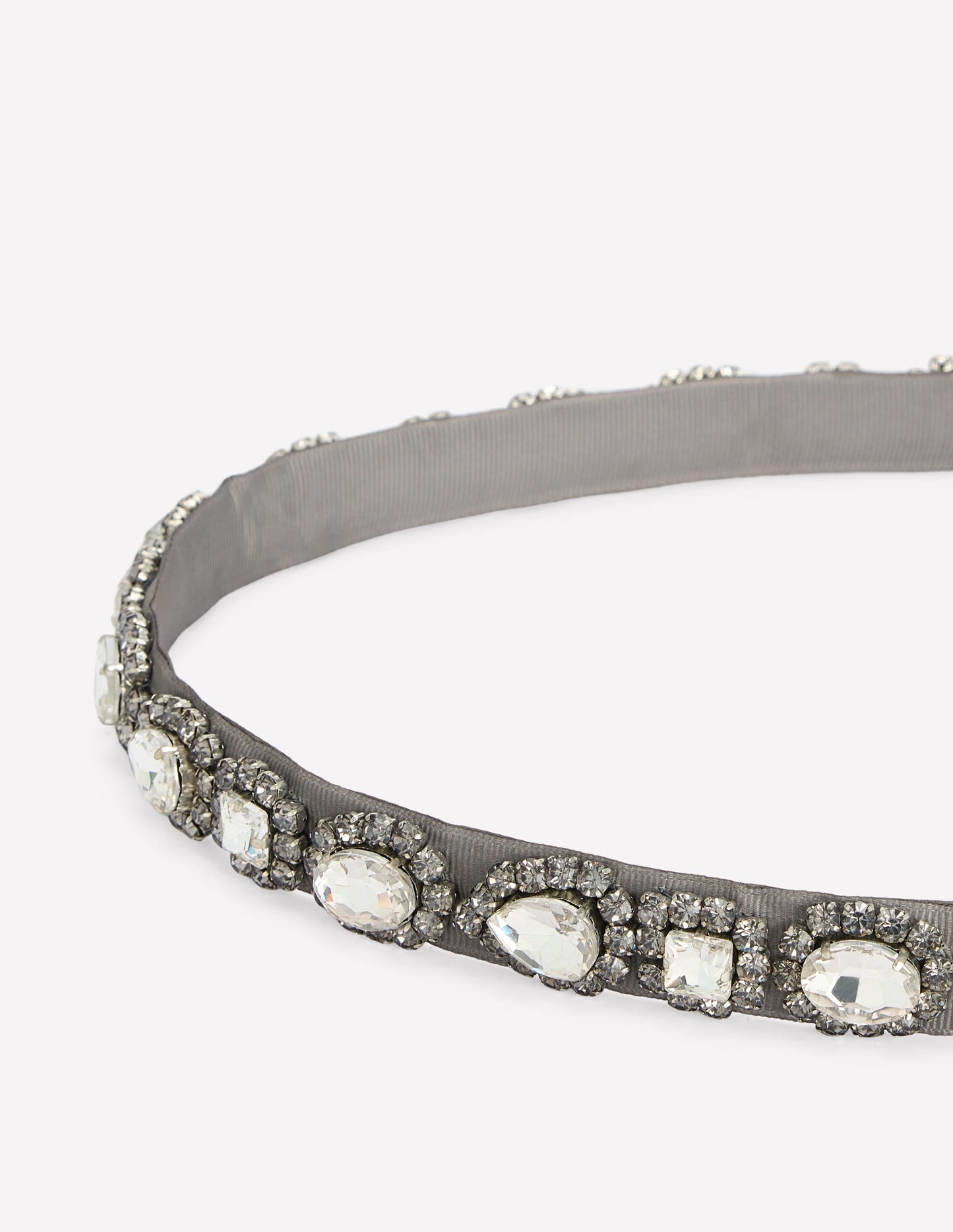 Embellished Belt-Clear Jewel