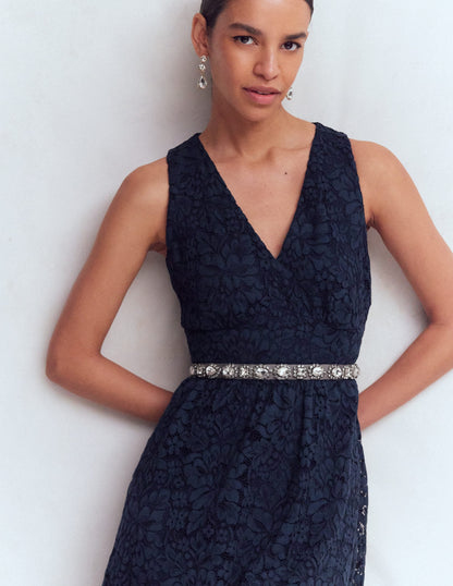 Embellished Belt-Clear Jewel