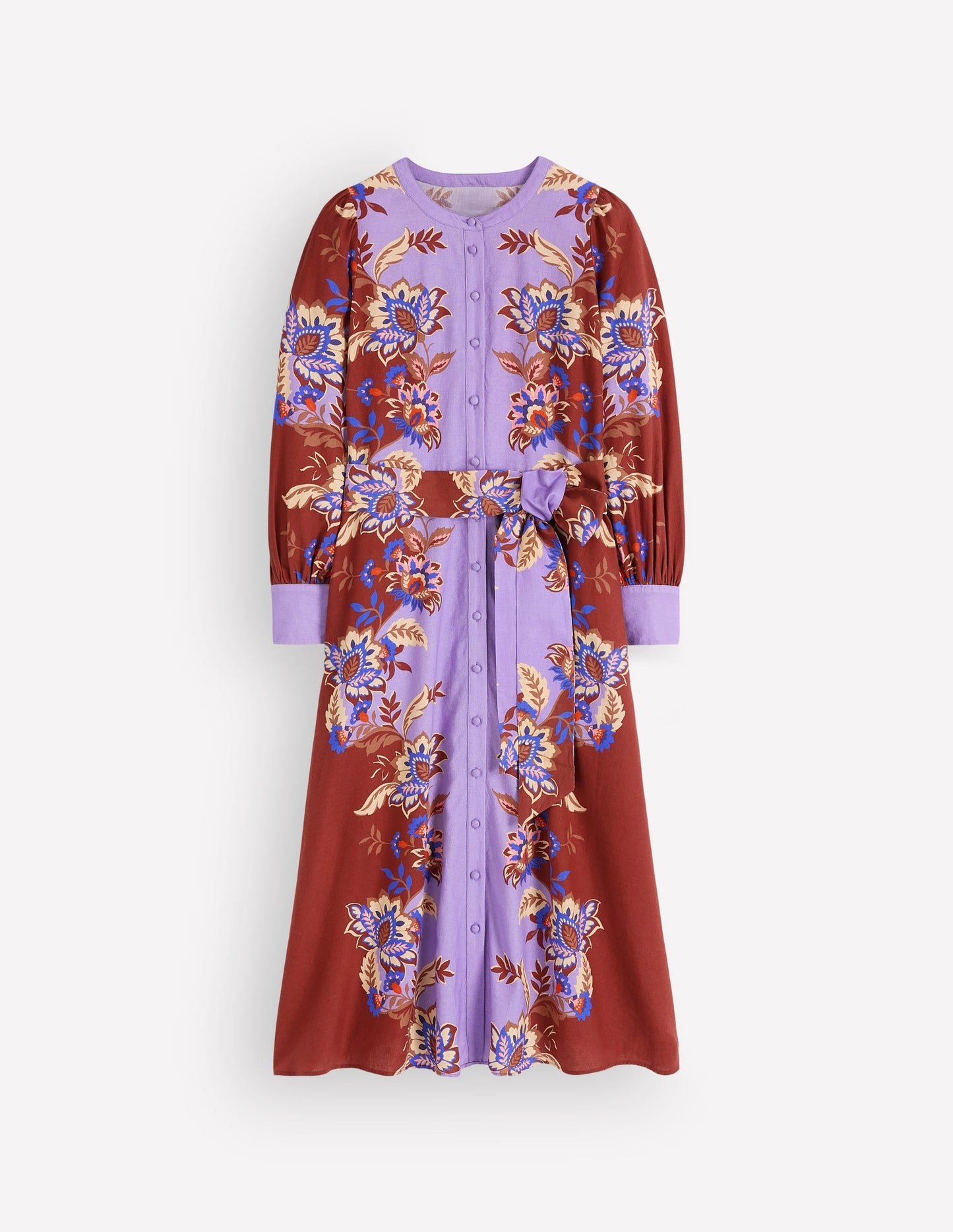 Blouson Sleeve Occasion Dress-Multi Super Bloom