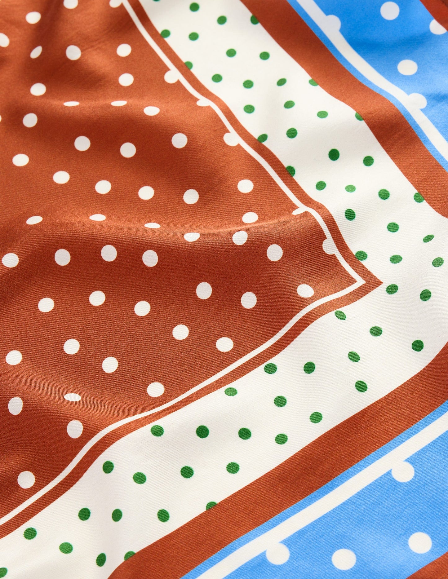 Elisabeth Silk Square Scarf-Multi, Painted Dot
