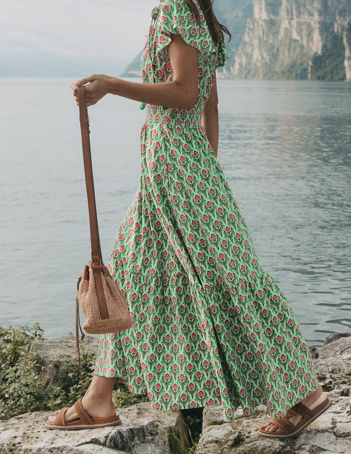 Mini Straw Bucket Bag-Natural Raffia