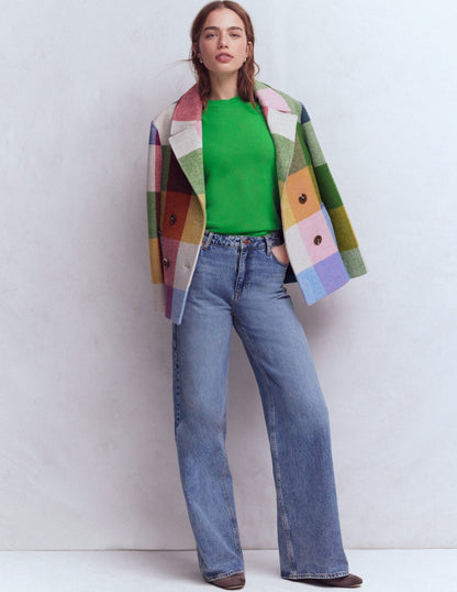 Eva Cashmere Vest-Sapling Green