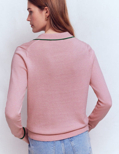 Liz Henley Sweater-Lilac
