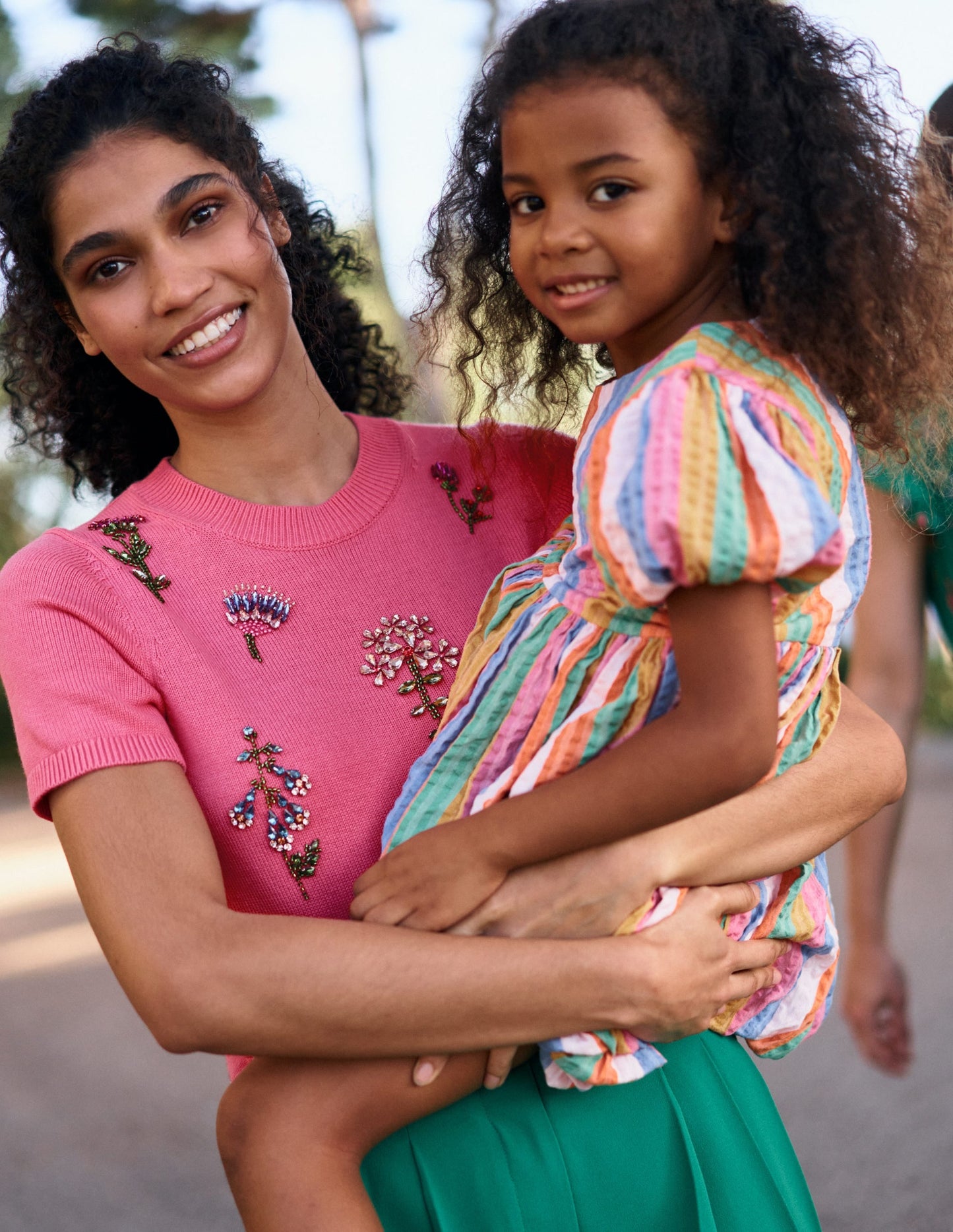 Embellished T-Shirt-Pink Punch