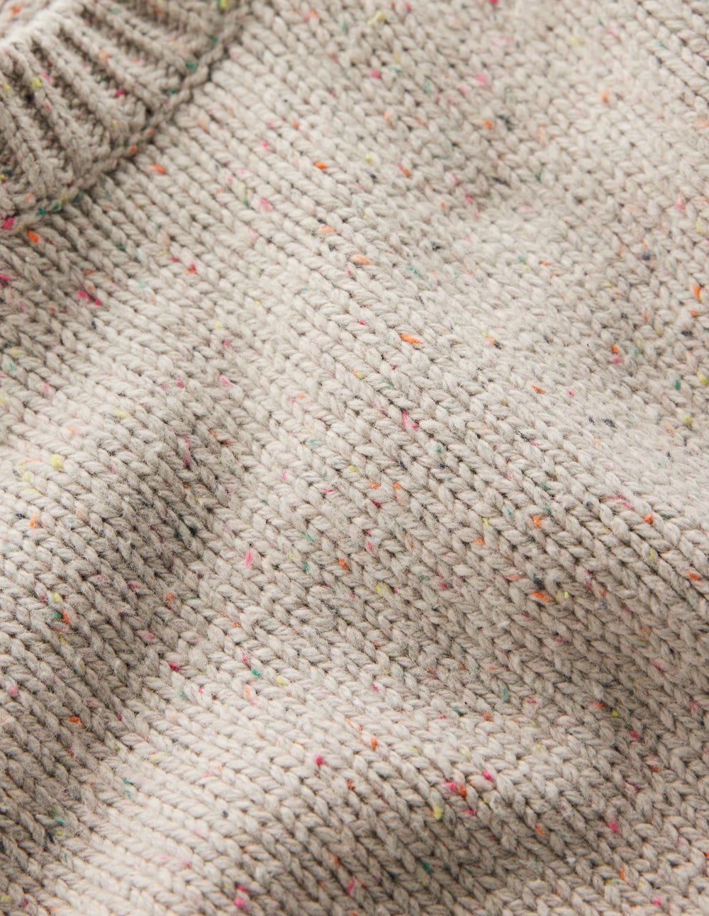 Davina Puff Sleeve Sweater-Ivory, Nep