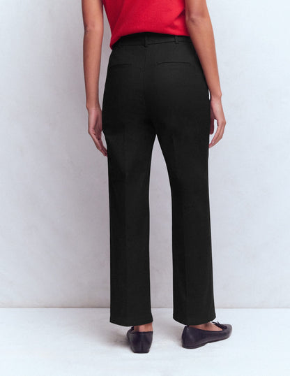 Canonbury Cotton 7/8 Pants-Black