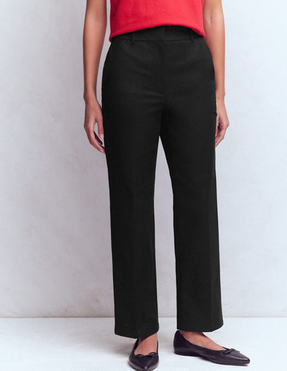 Canonbury Cotton 7/8 Pants-Black