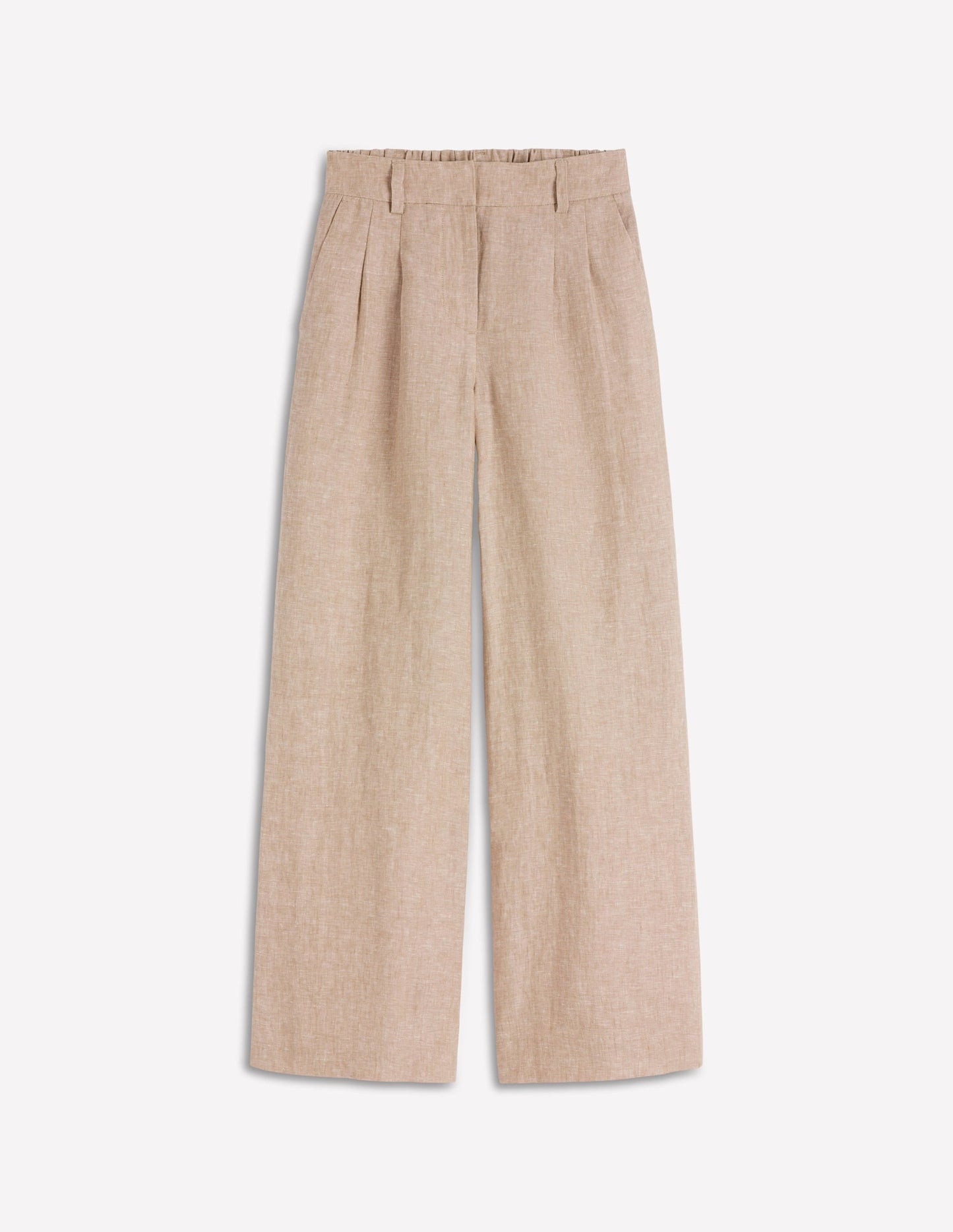 Kensington Linen Pants-Cappuccino Chambray
