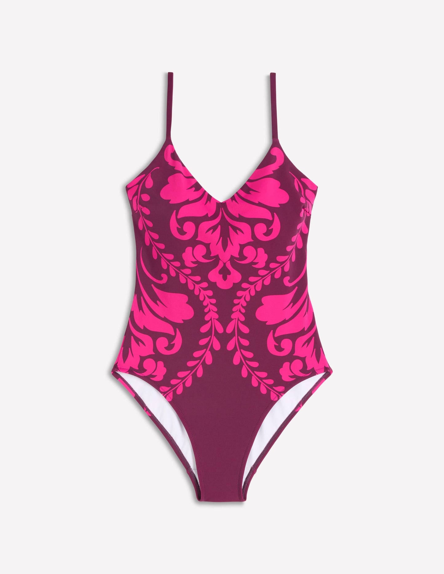 Palermo V Swimsuit-Chocberry, Decorative Lattice
