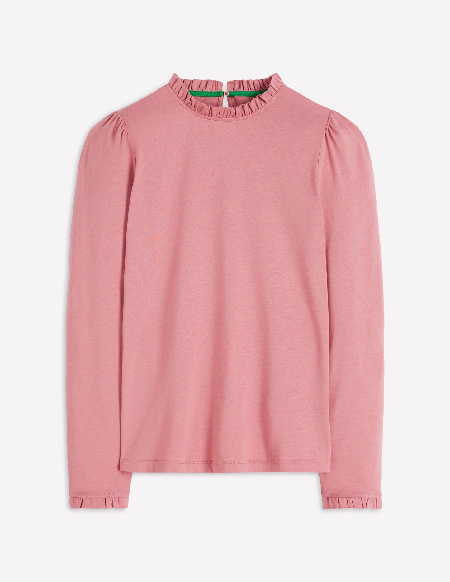 Supersoft Frill Detail Top-Vintage Rose