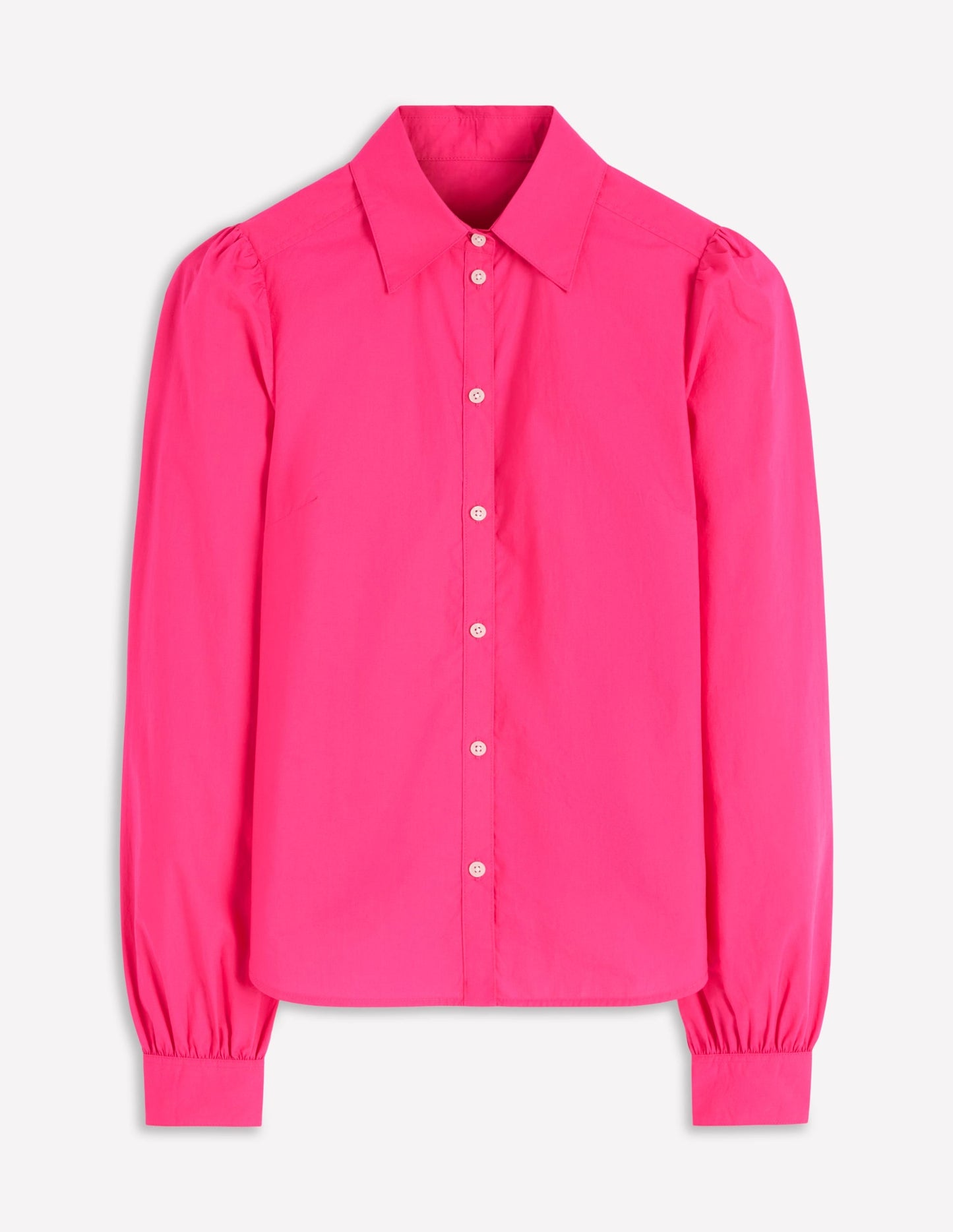 Cara Cotton Shirt-Pop Pansy