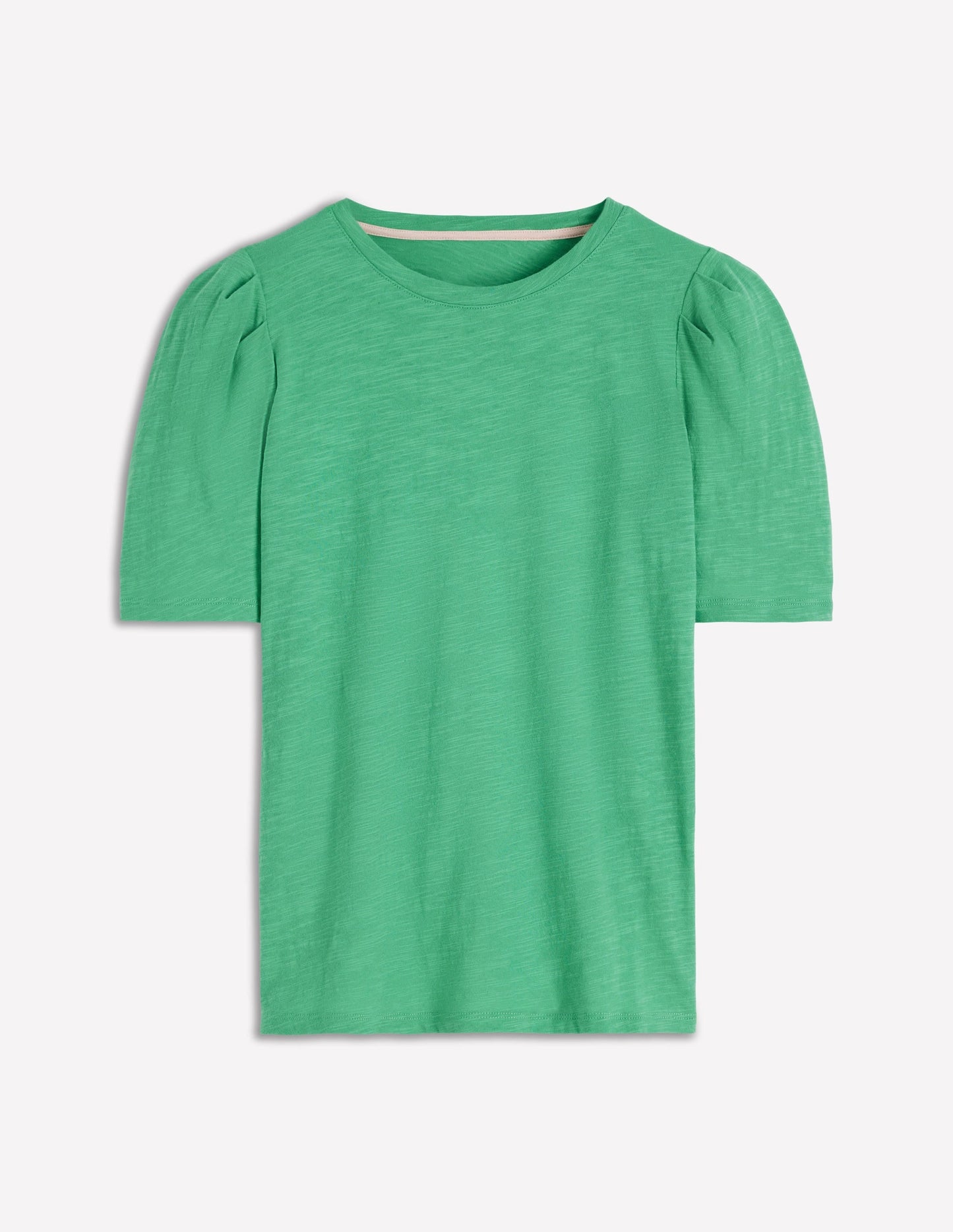 Sophie Puff Sleeve T-shirt-Aloe Green