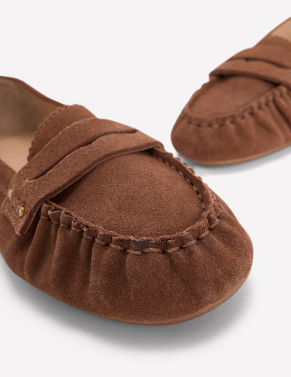 Classic Penny Loafers-Tan