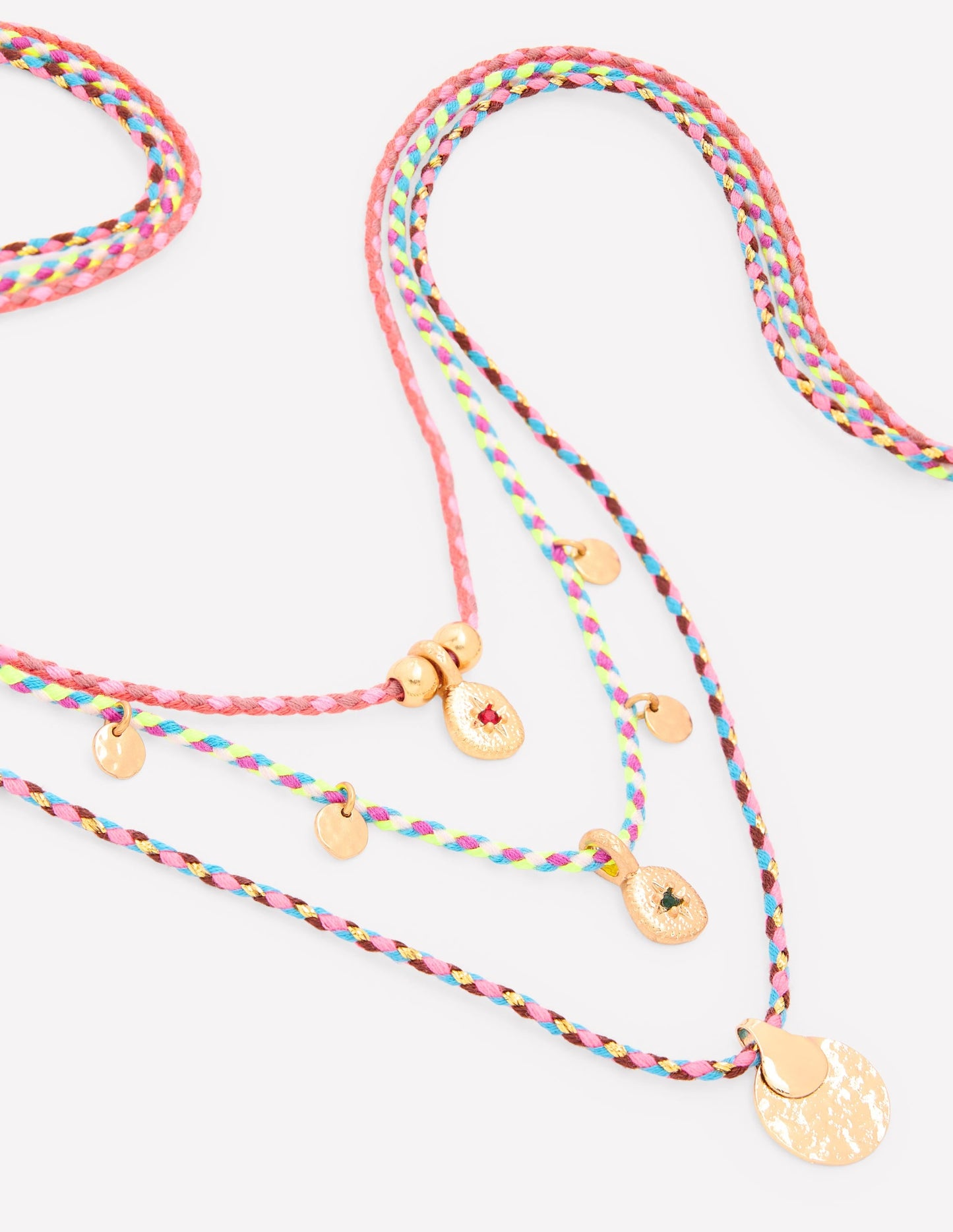 Three Layer Necklace-Multi