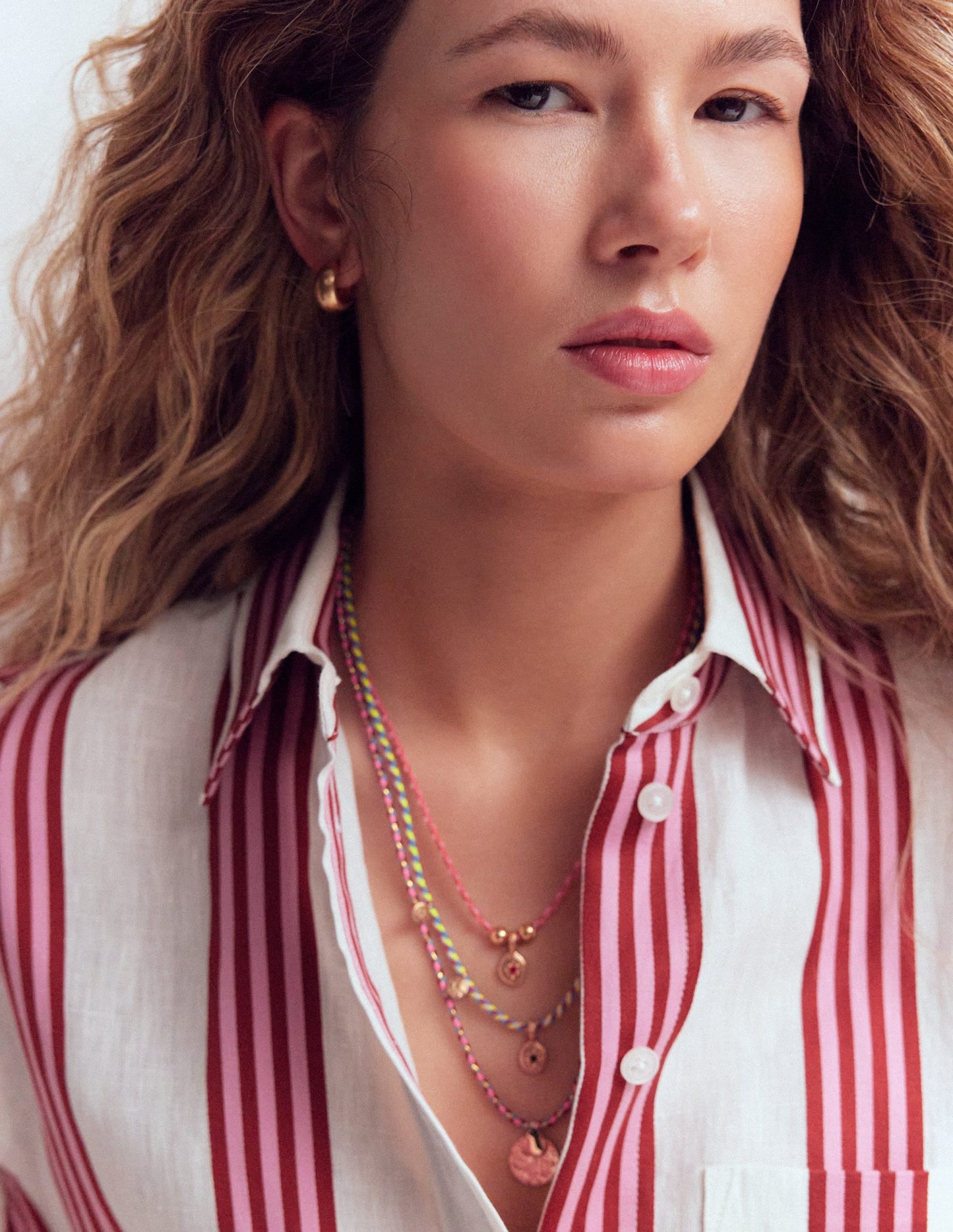 Three Layer Necklace-Multi