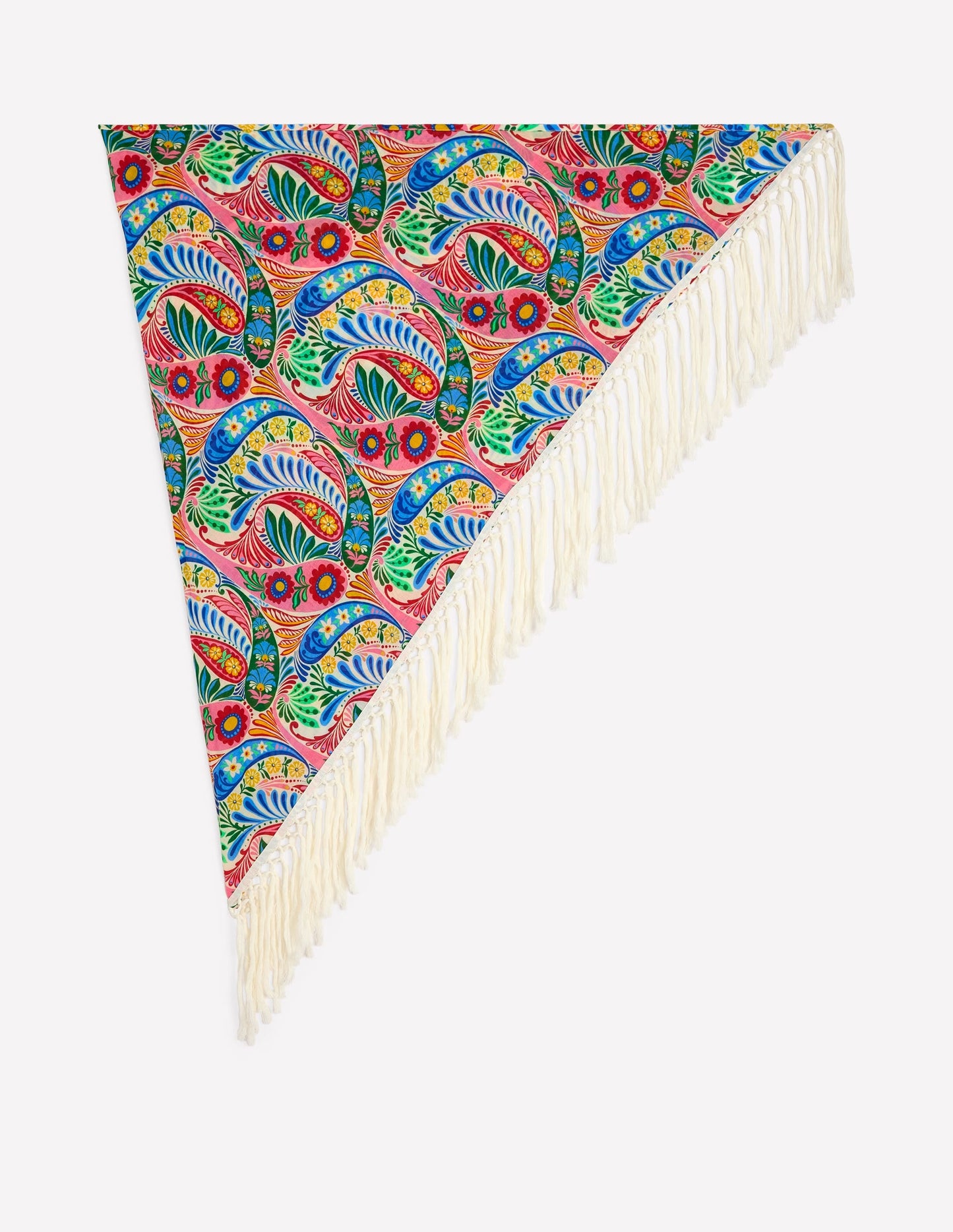 Tassel Sarong-Multi, Enchanted Paisley
