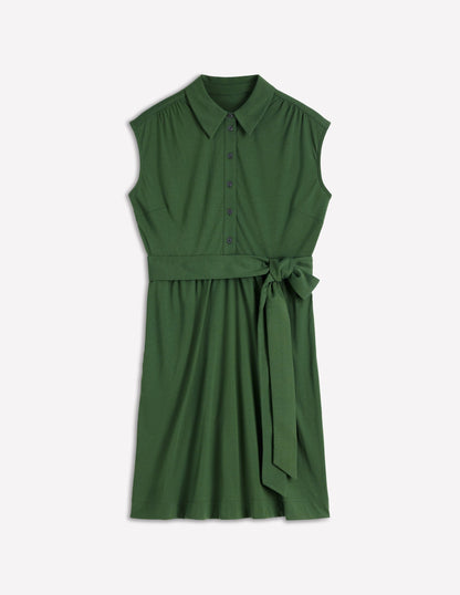 Honor Short Jersey Shirt Dress-Broad Bean